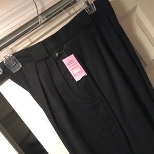 Black wool dress slacks